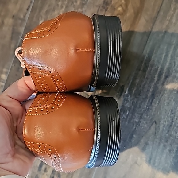 AWRSOME GLOBALWIN TAN OXFORD DRESS SHOES - Picture 12 of 12